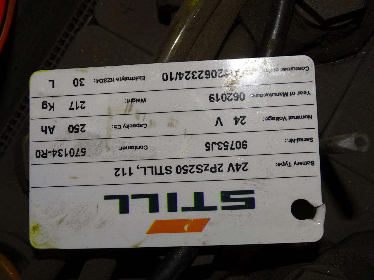 Still EXV-SF14I - Apilador: foto 5 Still EXV-SF14I - Apilador: foto 5