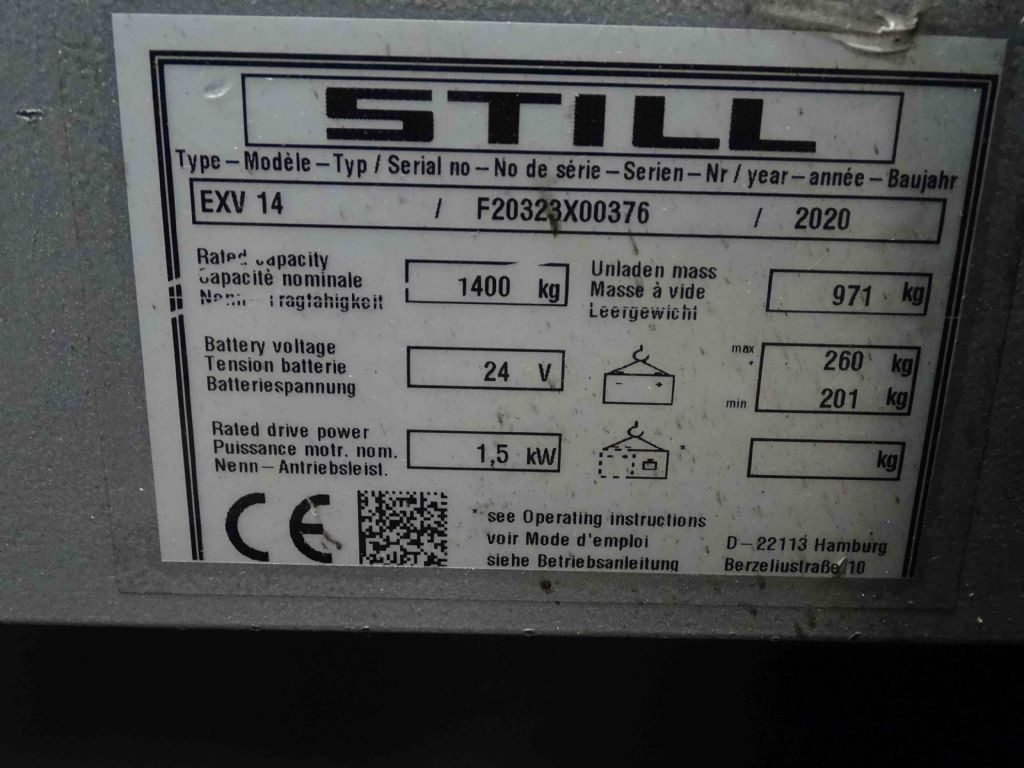 Still EXV14 - Apilador: foto 5 Still EXV14 - Apilador: foto 5