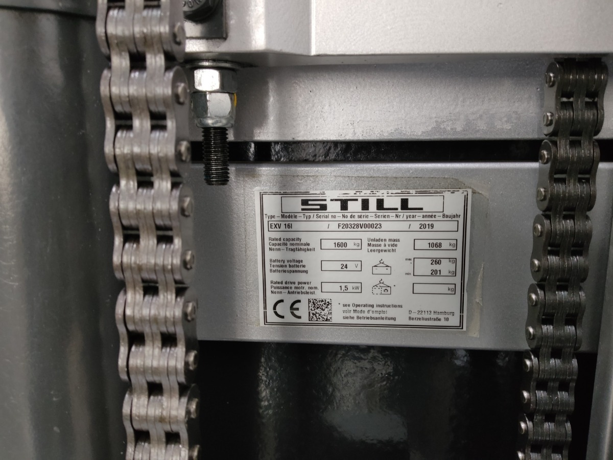 Still EXV16I/BATT.NEU - Apilador: foto 5 Still EXV16I/BATT.NEU - Apilador: foto 5