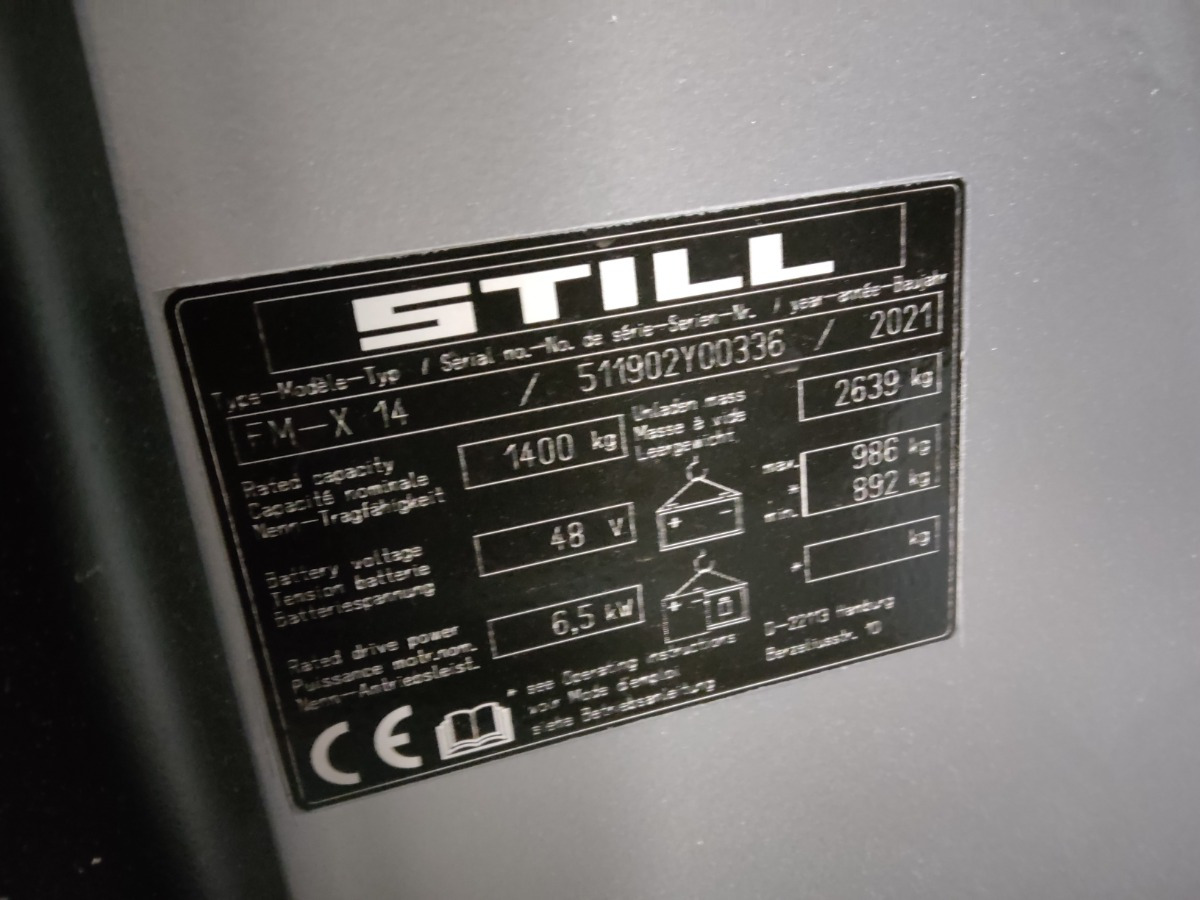 Still FM-X14/BATT.NEU - Retráctil: foto 5 Still FM-X14/BATT.NEU - Retráctil: foto 5