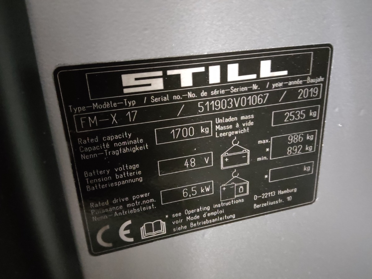 Retráctil Still FM-X17: foto 6 Retráctil Still FM-X17: foto 6