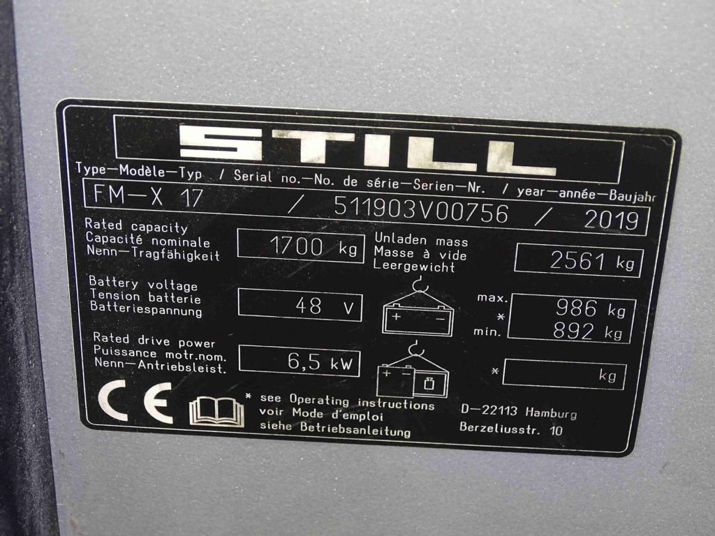 Still FM-X17 - Retráctil: foto 5 Still FM-X17 - Retráctil: foto 5