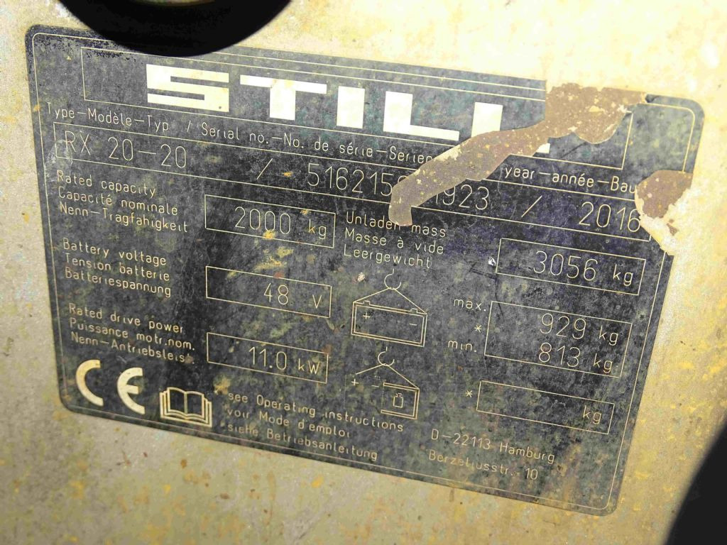 Still RX20-20 - Carretilla elevadora eléctrica: foto 5 Still RX20-20 - Carretilla elevadora eléctrica: foto 5