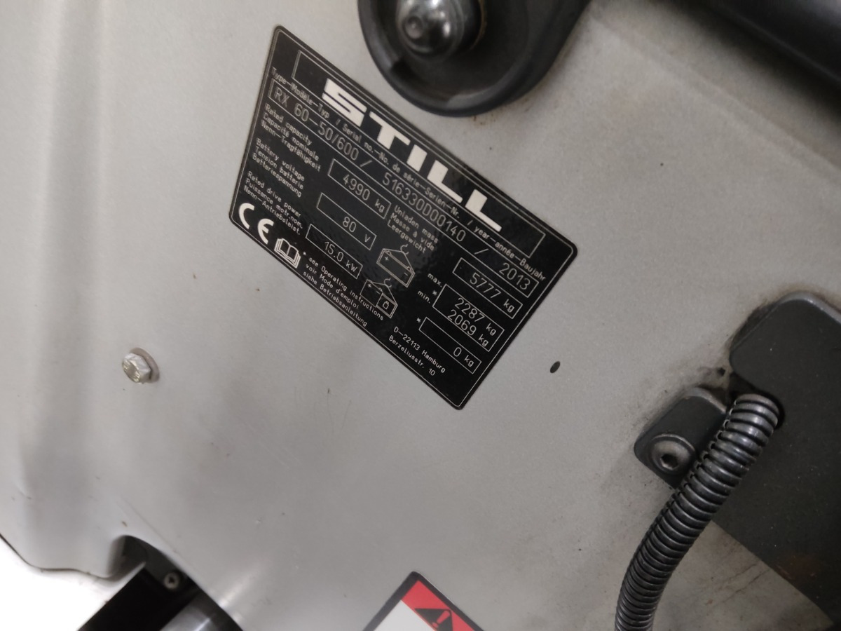 Still RX60-50/600/BRONZE - Carretilla elevadora eléctrica: foto 5 Still RX60-50/600/BRONZE - Carretilla elevadora eléctrica: foto 5