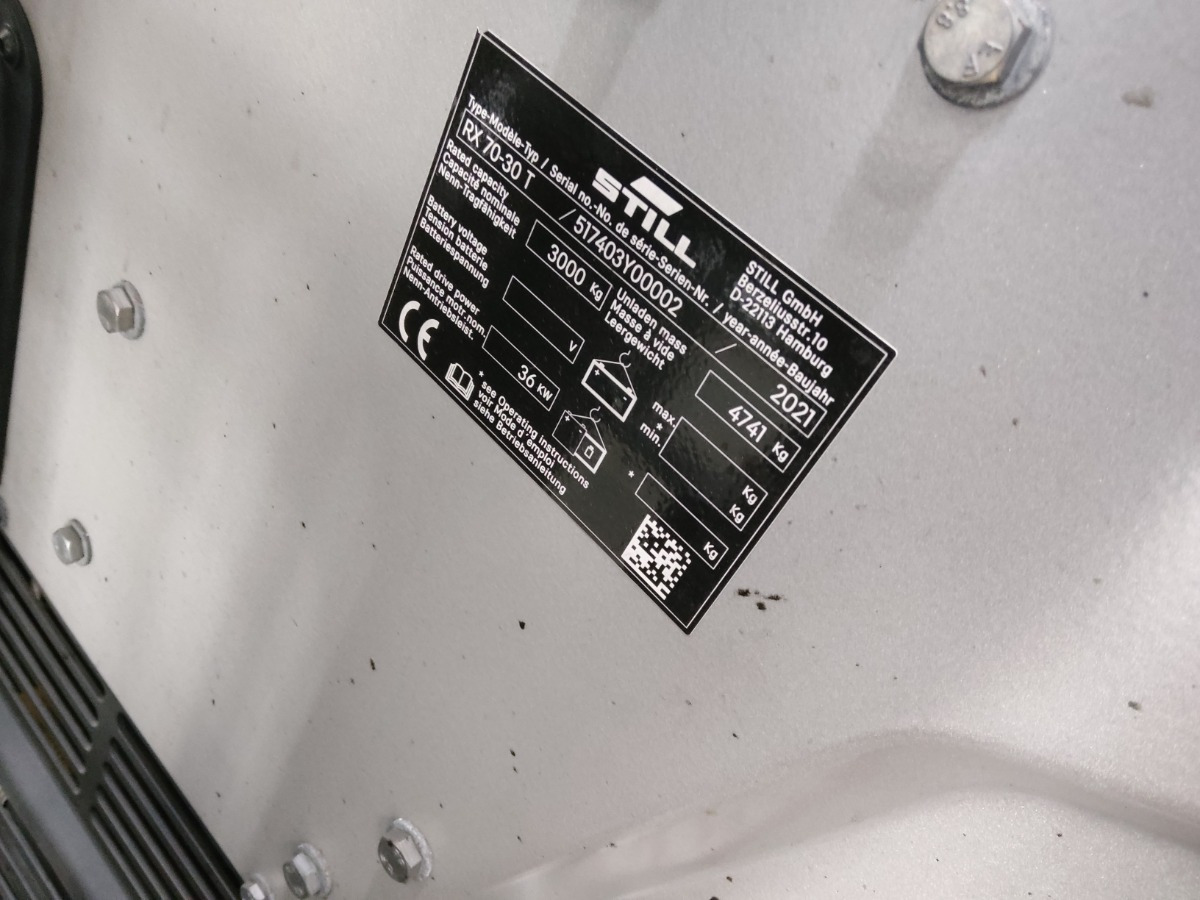 Still RX70-30T - Carretilla elevadora: foto 5 Still RX70-30T - Carretilla elevadora: foto 5