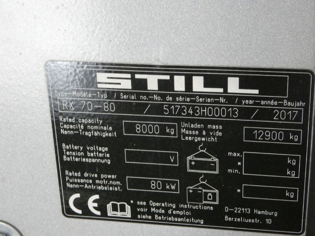 Still RX70-80 - Carretilla elevadora diésel: foto 5 Still RX70-80 - Carretilla elevadora diésel: foto 5