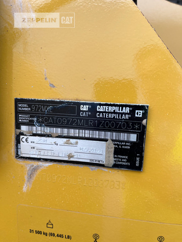 Cargadora de ruedas Cat 972MXE: foto 13