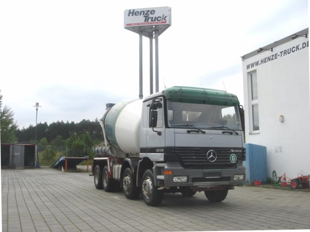 MERCEDES-BENZ Mercedes-Benz Actros Betonmischer 3235 B 8x4 Stetter 9m³ -Deutsch - Camión hormigonera: foto 1 MERCEDES-BENZ Mercedes-Benz Actros Betonmischer 3235 B 8x4 Stetter 9m³ -Deutsch - Camión hormigonera: foto 1