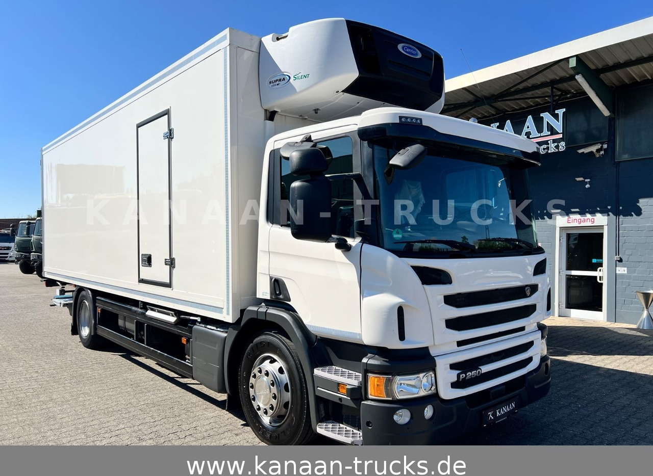 Scania P250 Kühlkoffer Carrier Supra1150 Silent  LBW E6 - Camión frigorífico: foto 1 Scania P250 Kühlkoffer Carrier Supra1150 Silent  LBW E6 - Camión frigorífico: foto 1